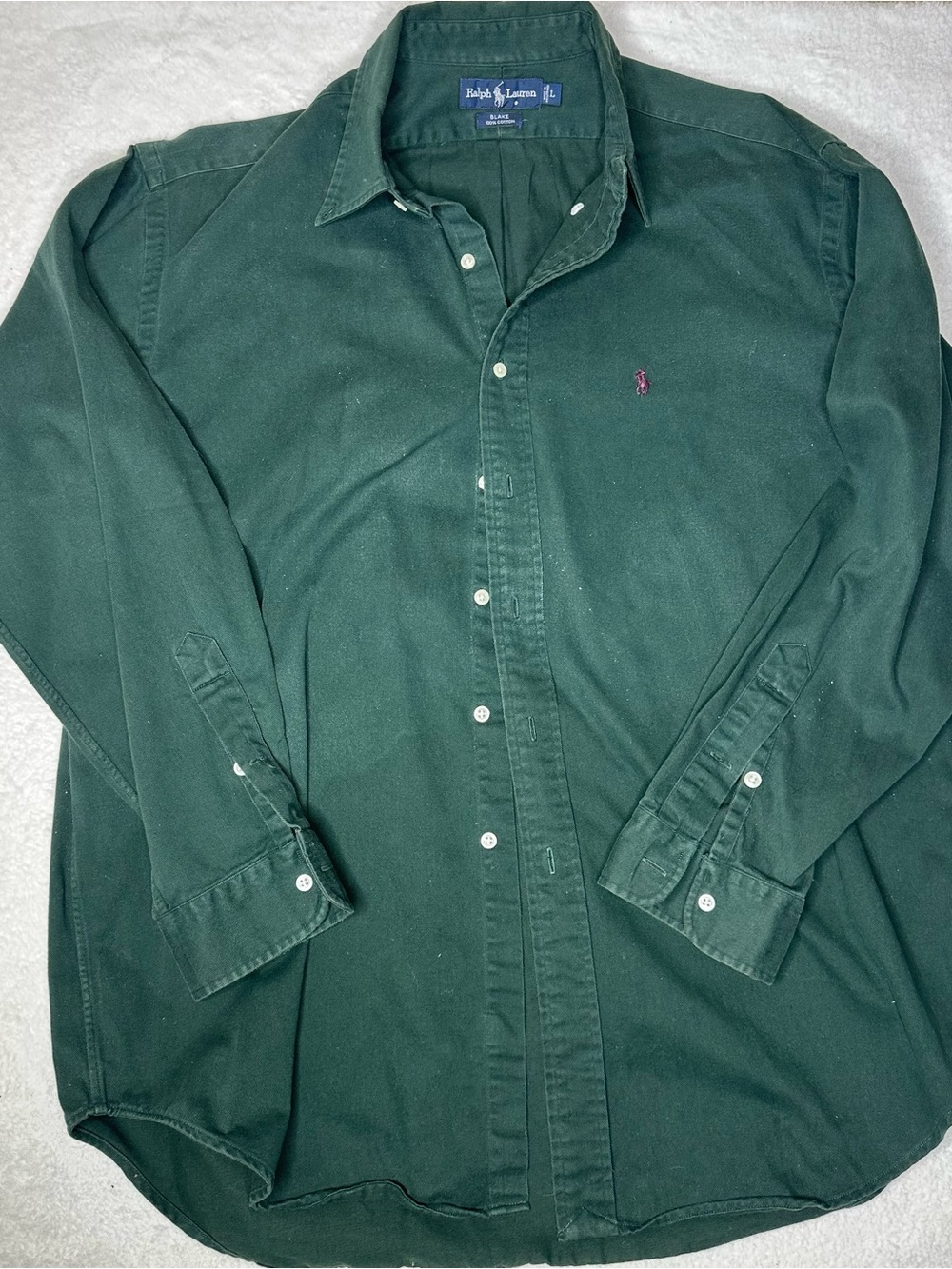 Ralph Lauren Men’s Dark Green Button-Down Shirt